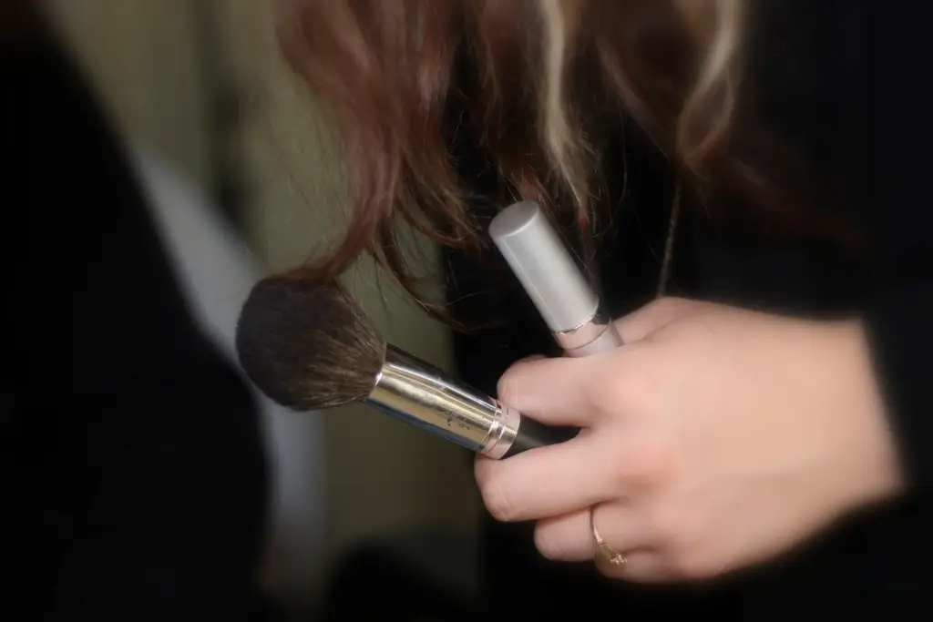Makeup artist brushes